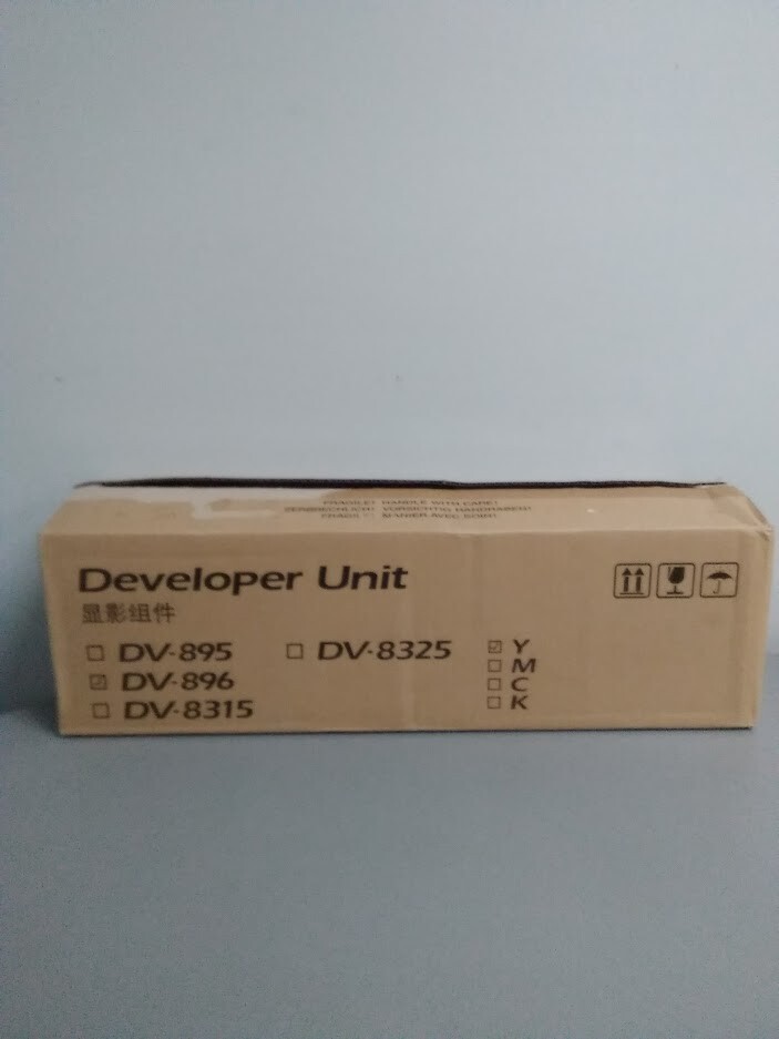 Kyocera DV-896Y Yellow Developer Unit FS-C8520MFP TASKAlfa 205C Genuine OEM