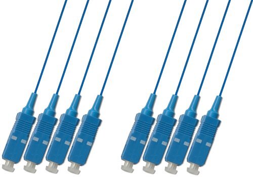 30M Outdoor Singlemode 4 x Strand Fiber Optic Cable 9/125 SC Patch Cable Network