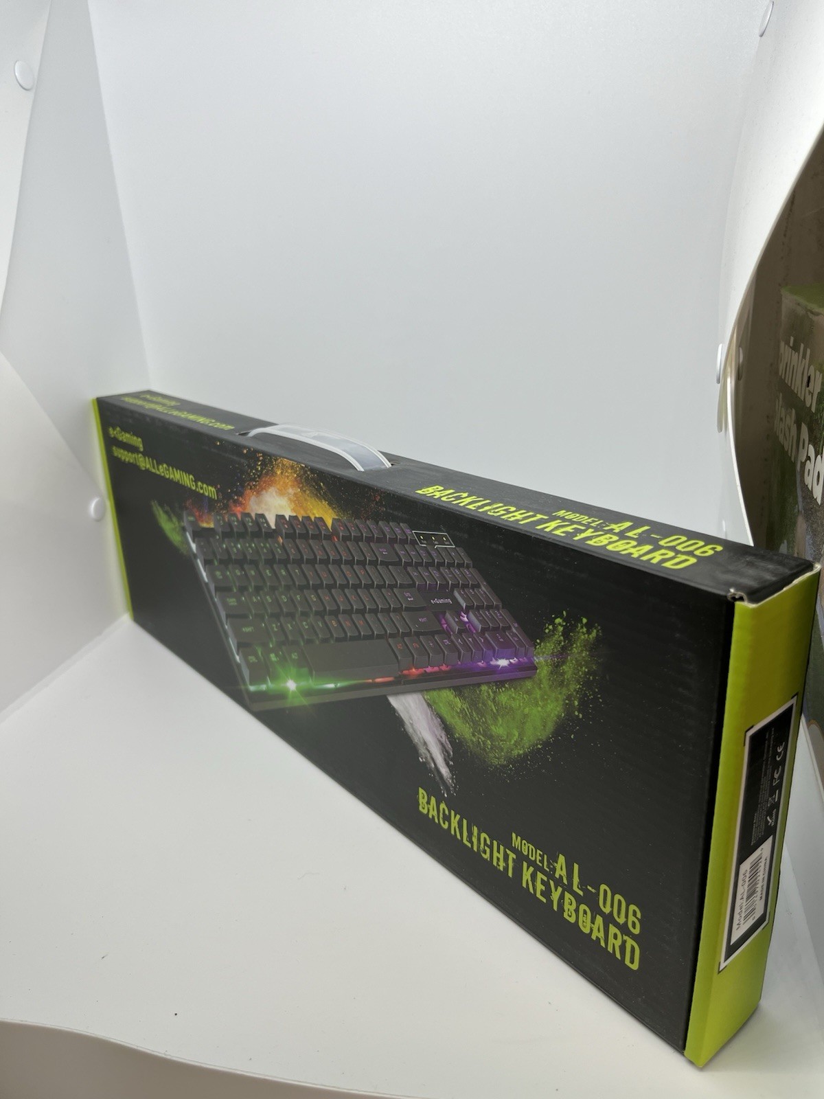 eGaming AL 006 Backlight Gaming Keyboard 104 Key Multimedia USB Wired Gaming NIB