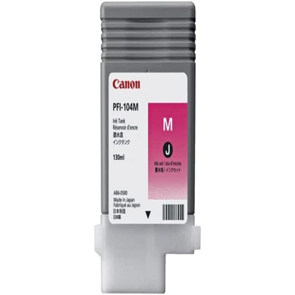 Canon dye magenta ink PFI-104M 3631B001AA for Canon iPF650/655/750/755/760/765
