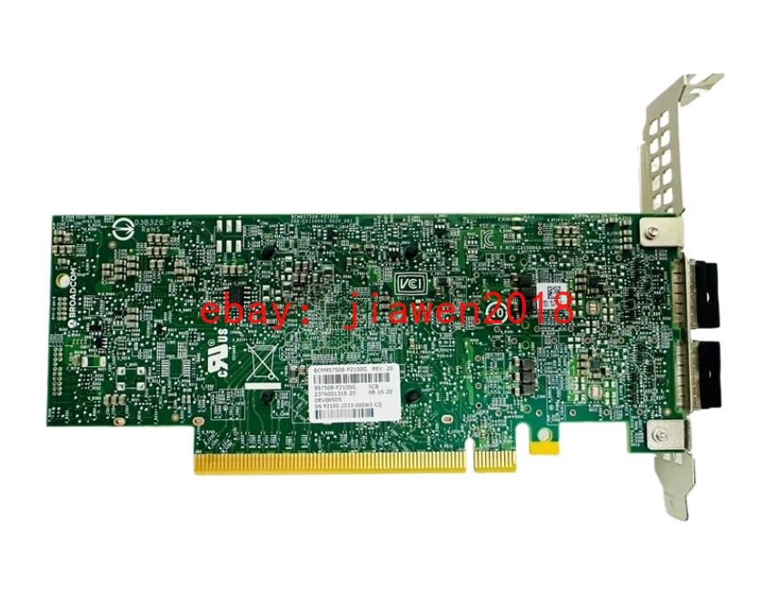 Broadcom BCM57508 -P2100G Dual-Port 100 Gb/s QSFP56 Ethernet PCI-E x16 Network