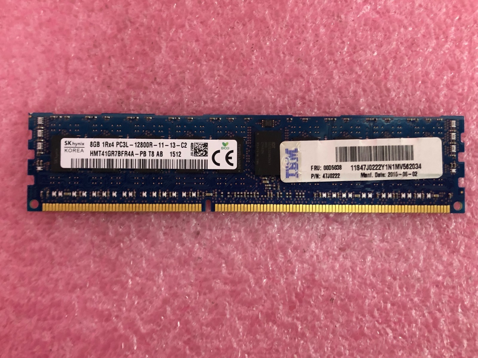 Strong-IT 47J0222   8GB (1*8GB) 1RX4 PC3L-12800R Memory