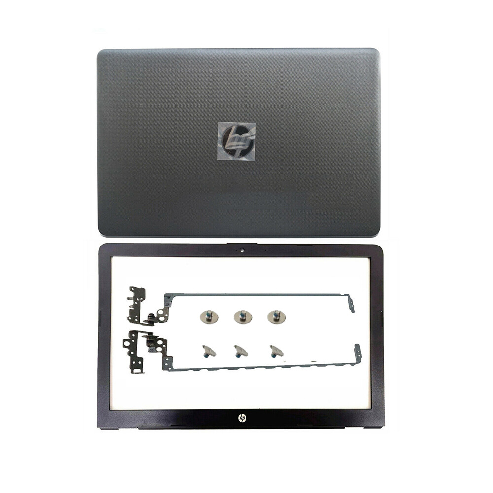 Black For HP 15-BS 15T-BR 15-BW Back Cover Case/Bezel/Hinges Cover/Screws