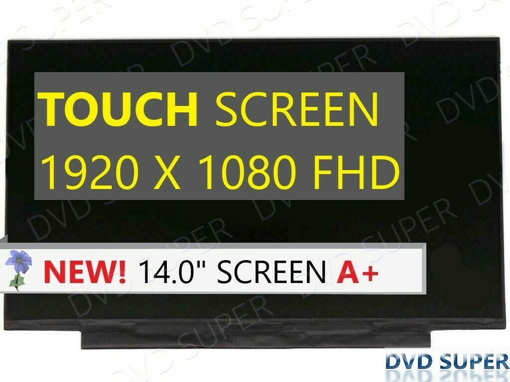 Lenovo P/N 5D10W46480 LCD LED Touch Screen 14" FHD Display + Digitizer New