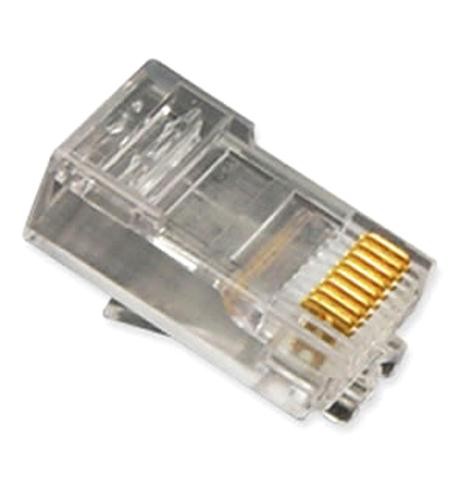 ICC ICC-ICMP8P8SRD PLUG- 8P8C- OVAL ENTRY- SOLID- 100PK