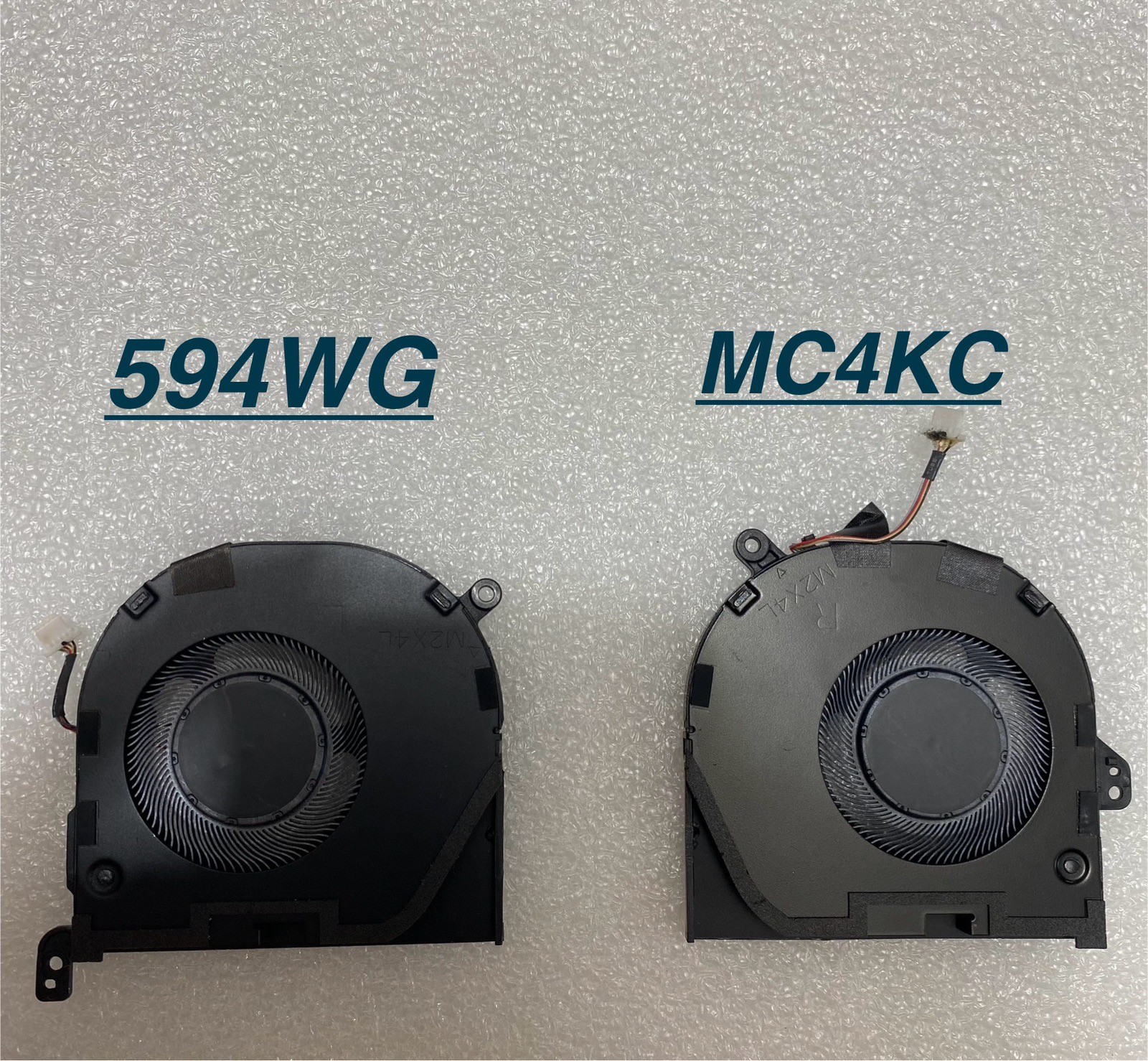 Pair of Dell Precision 5570 15.6" Genuine Cooling Fans MC4KC 594WG 0594WG PR1