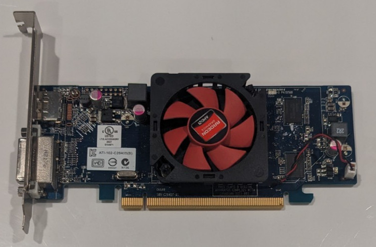 AMD Radeon HD 6450 1GB GDDR3 PCIe Graphics Card - 2C7NH