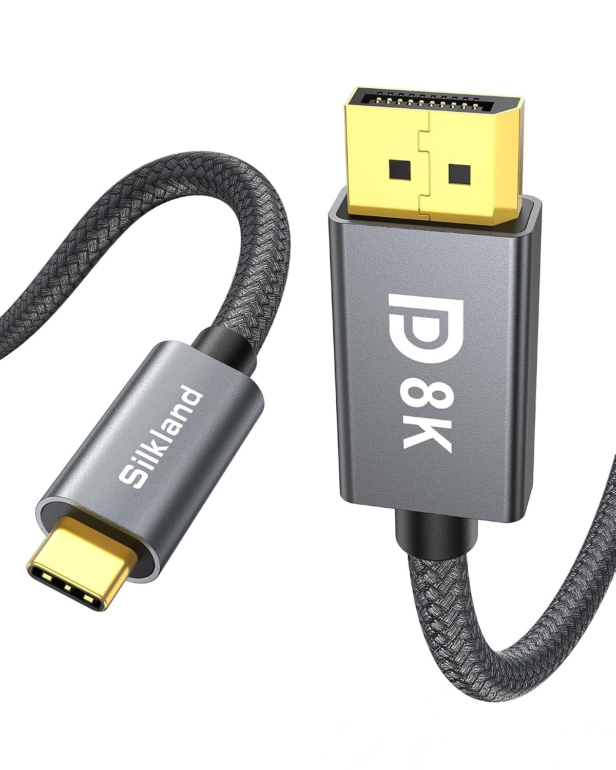 USB C to Displayport 1.4 Cable, 8K@60Hz 4K@240Hz 3.3FT