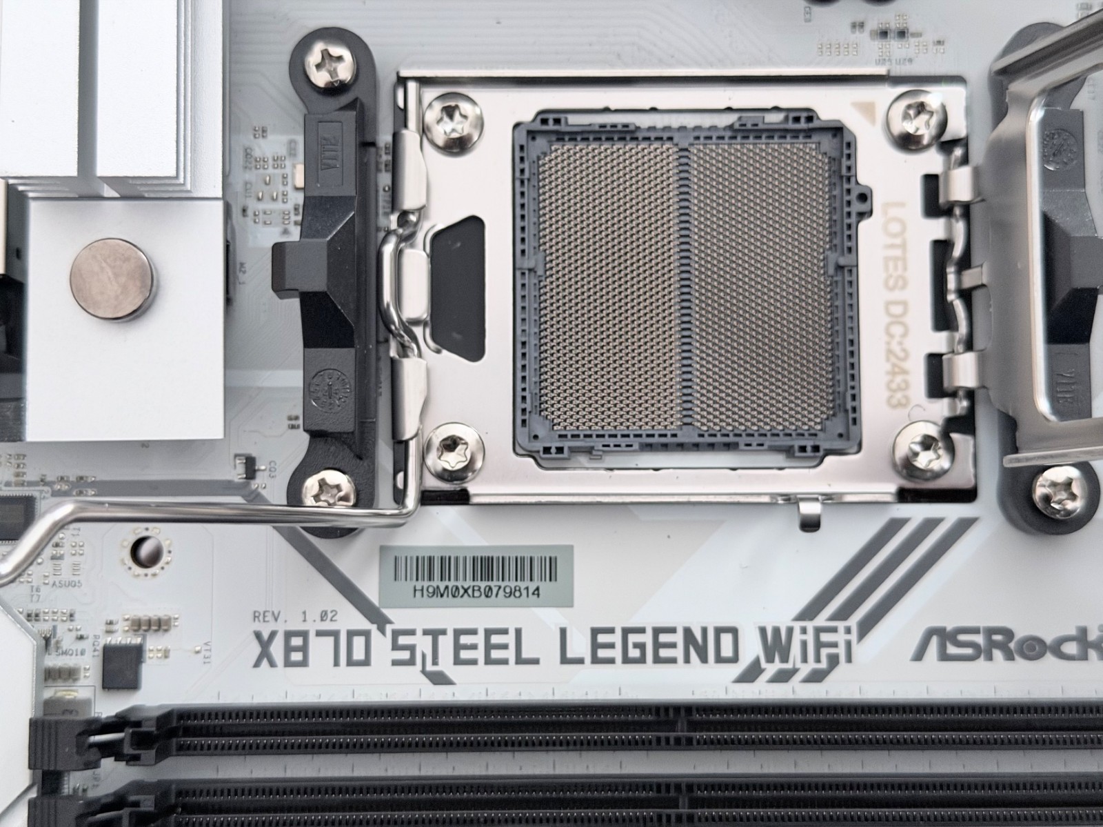 ASRock X870 Steel Legend WiFi AM5 ATX Motherboard - Used Working, No Bent Pins