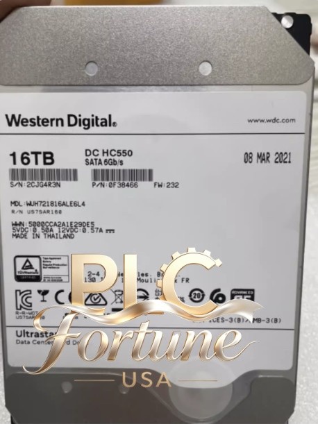 Used Western Digital WUH721816ALE6L4 0F38466 16TB 3.5" SATA 6Gb/s HDD