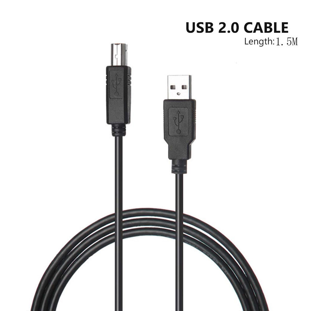 USB 2.0 Printer Cable A Male to B Male Cord for HP Epson Canon Dell
