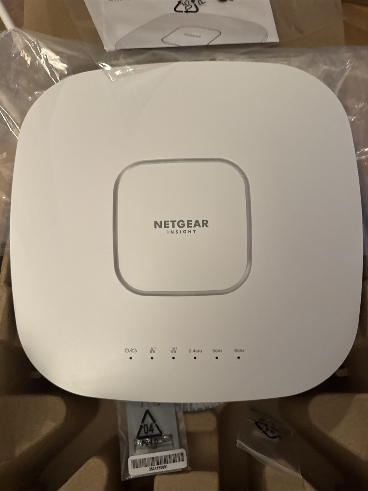 NETGEAR WAX638E-111NAS WiFi 6E AXE7800 Tri-Band Access Point