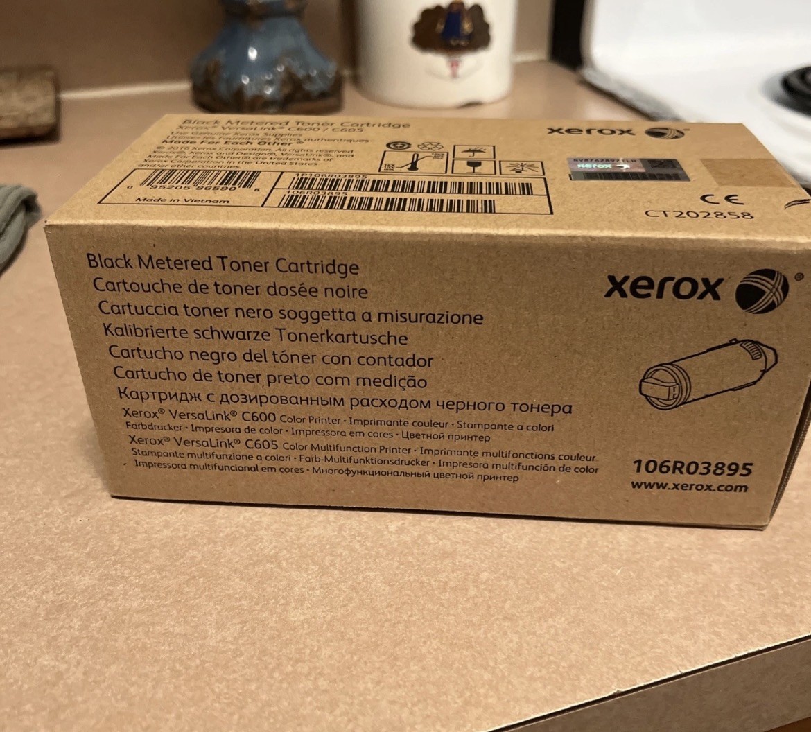 Xerox VersaLink C600/C605 Black Toner Cartridge, 6,000 Pages 106R03899, CT202818