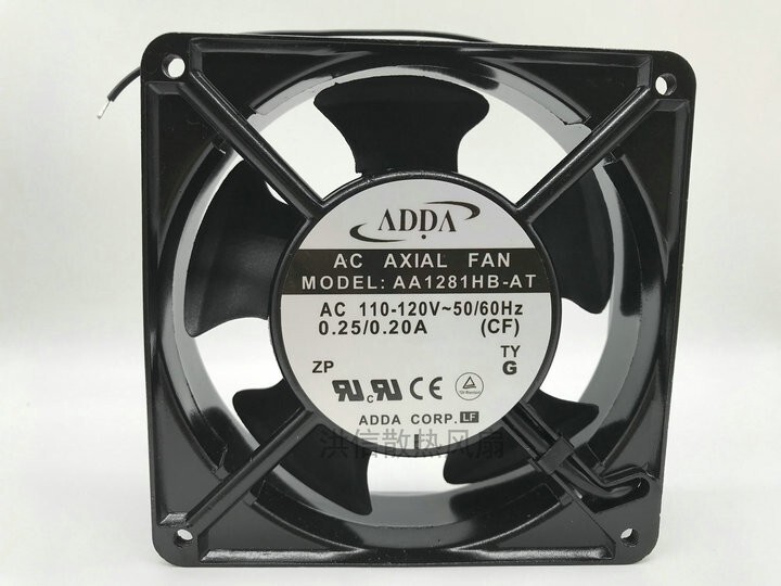 ADDA  AA1281HB-AT 12CM 12038 110-120V 0.25 0.20A 120mm Cooling Fan