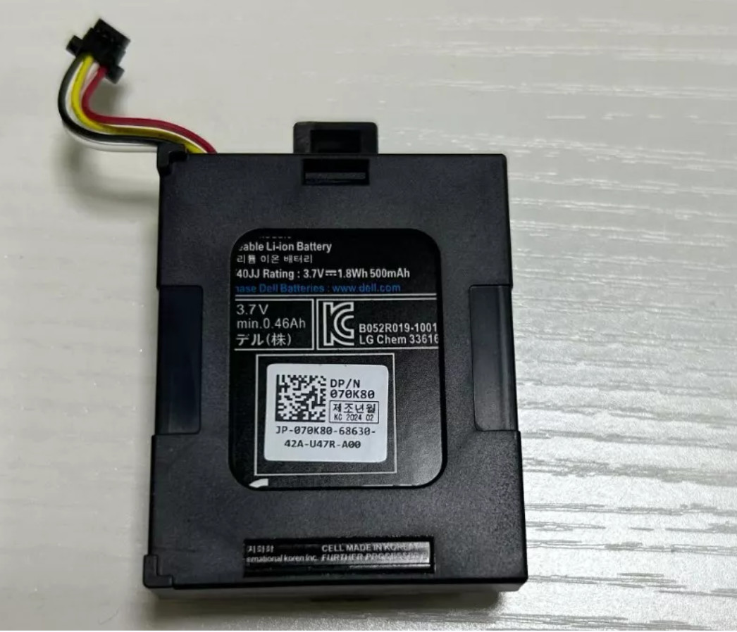 NEW 2026 Dell 70K80 T40JJ 37CT1 RAID H710/H730 H810/H830 Li-Ion Battery