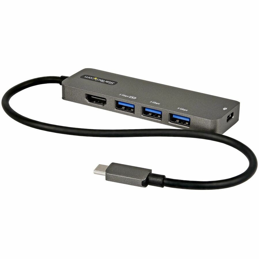 StarTech USB C Multiport Adapter, USB-C to HDMI 4K 60Hz (HDR10), 100W PD