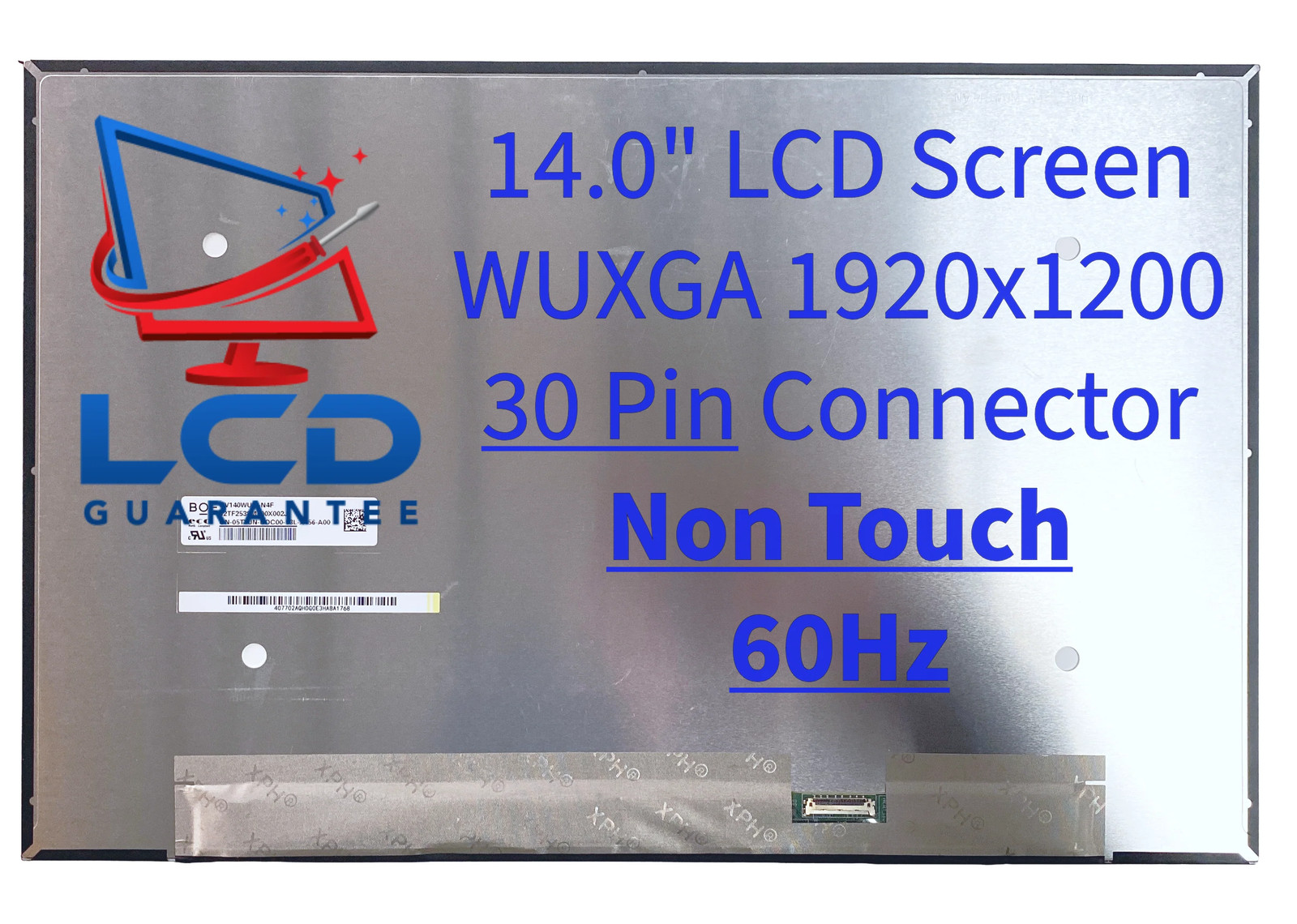 Dell P185G Series 14" WUXGA 60Hz Non Touch Laptop LCD Screen