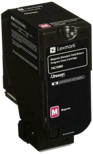 Lexmark 74C1SM0 Magenta Standard Toner Cartridge