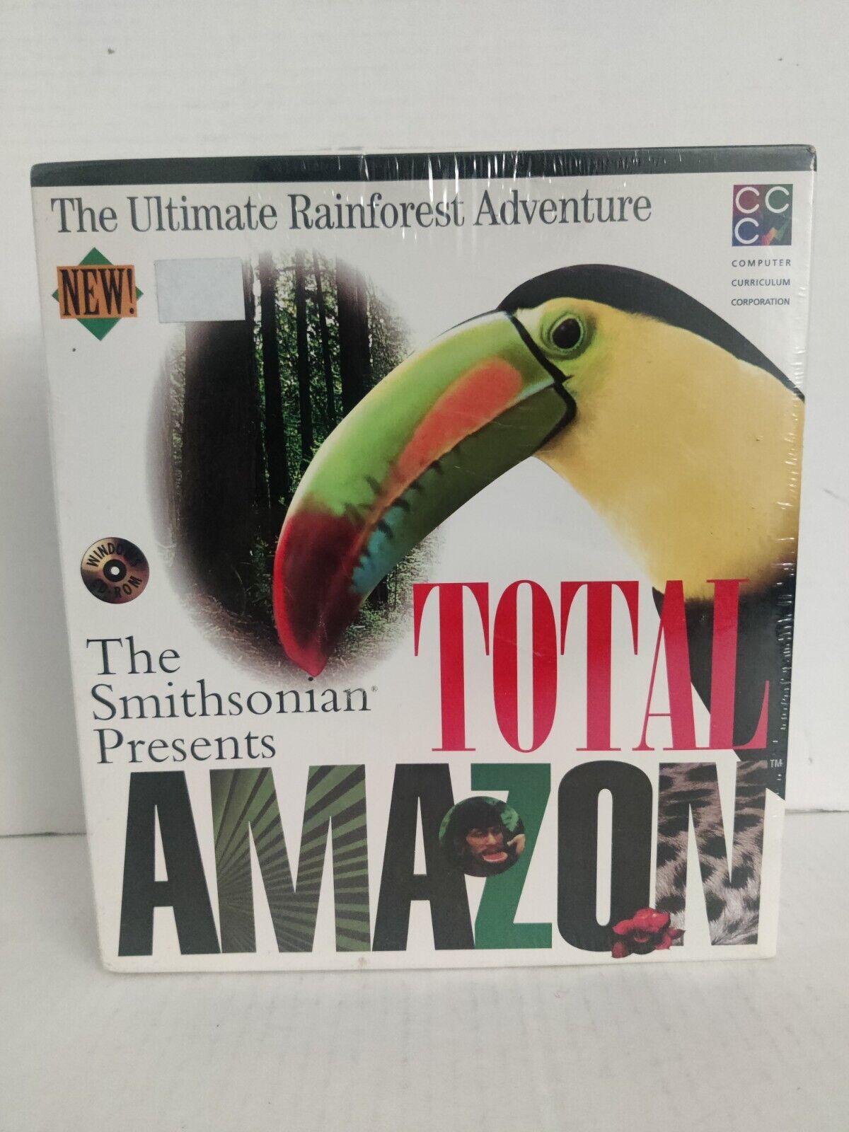 The Smithsonian Presents: Total Amazon (PC, 1995) - Brand New & Sealed