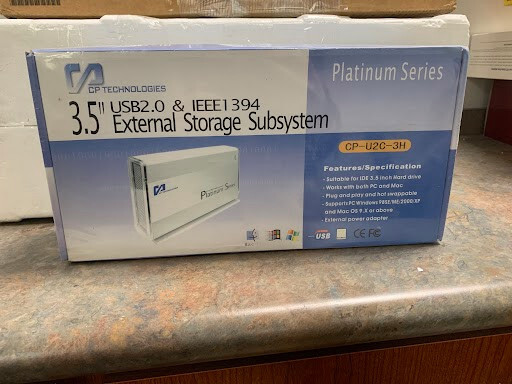 CP Technologies CP-U2C-3H platinum series External storage subsystem 3.5 USB 2.0