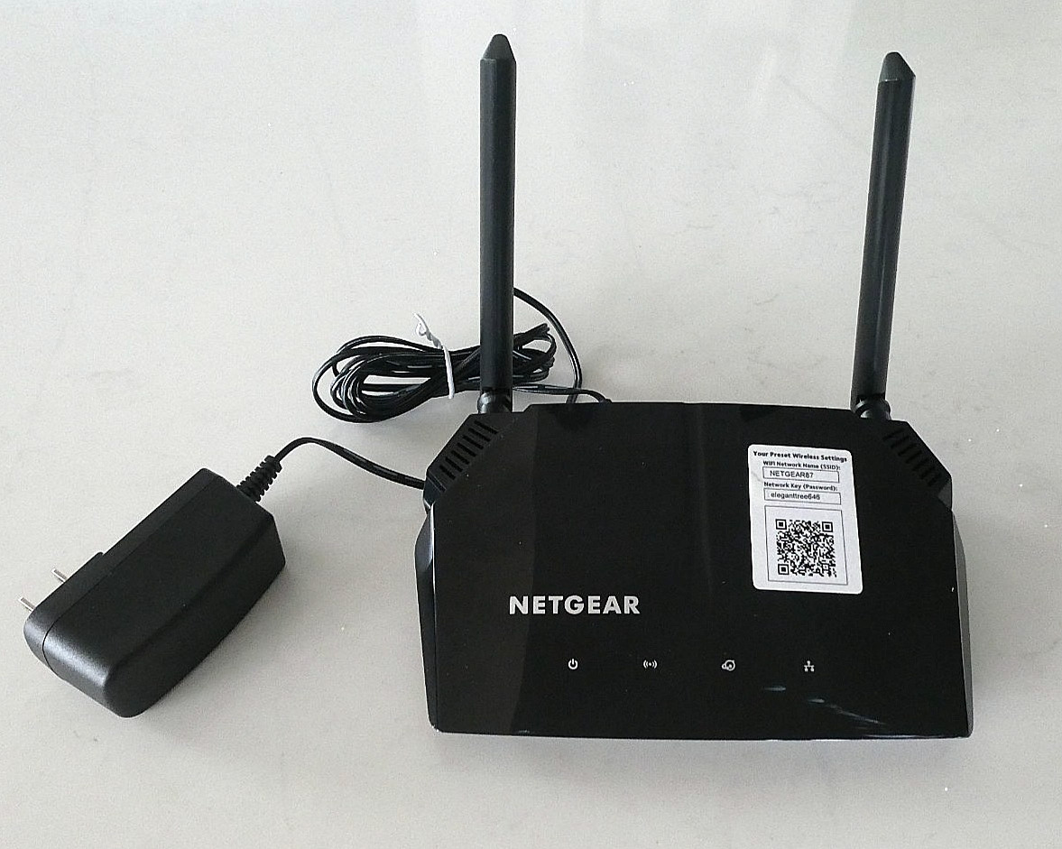 NETGEAR AC1000 WIFI ROUTER MODEL R6080