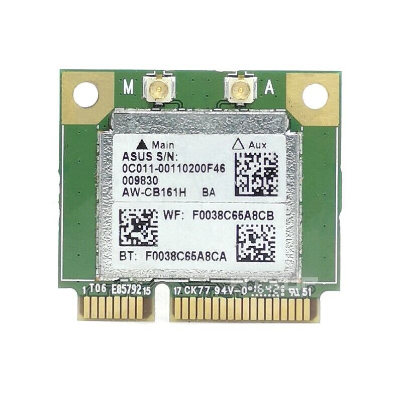 Azurewave AW-CB161H 802.11AC+BT4.0 Combo Mini PCI-E WiFi WLAN Wireless Adapter