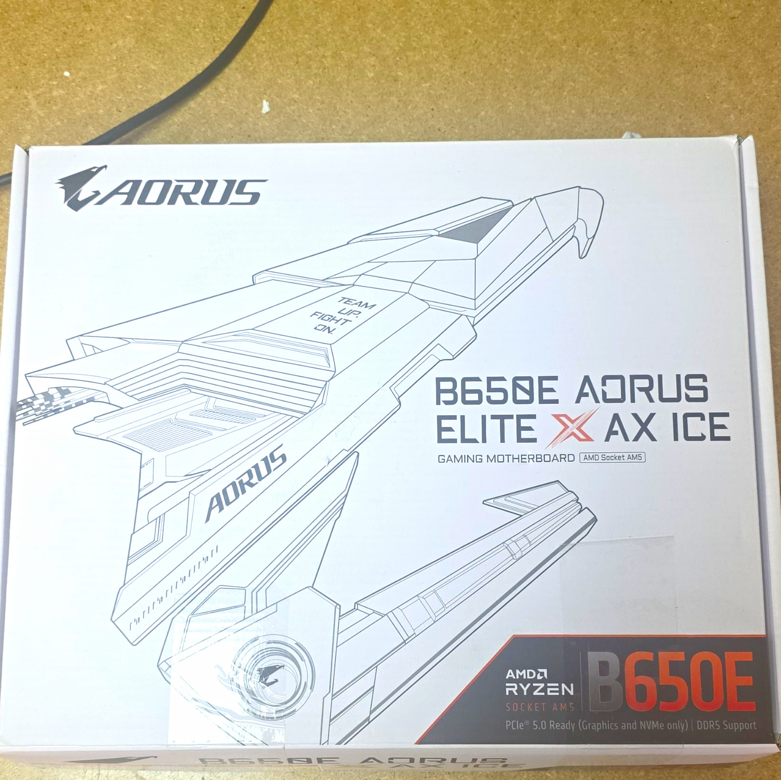 GIGABYTE B650E AORUS ELITE X AX ICE AM5 ATX DDR5 Gaming Motherboard *for parts*