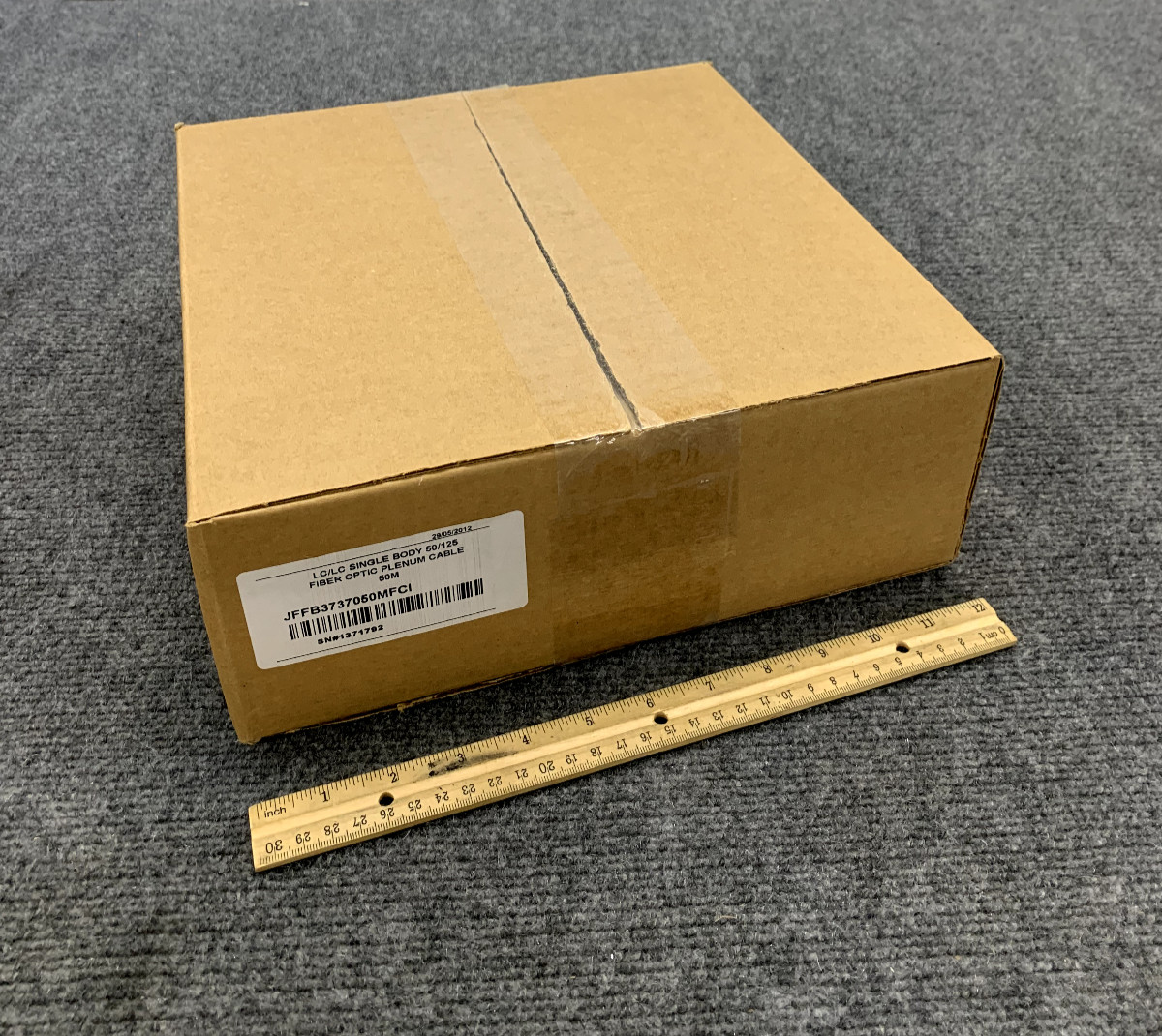 LC/LC Single Body 50/125 LL300 Plenum Crossed Fiber Optic Plenum Cable 50M