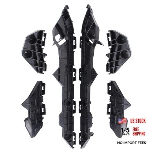 6Pcs Rear Left and Right Bumper Cover Retainer Brackets Kit Bumper Mount
