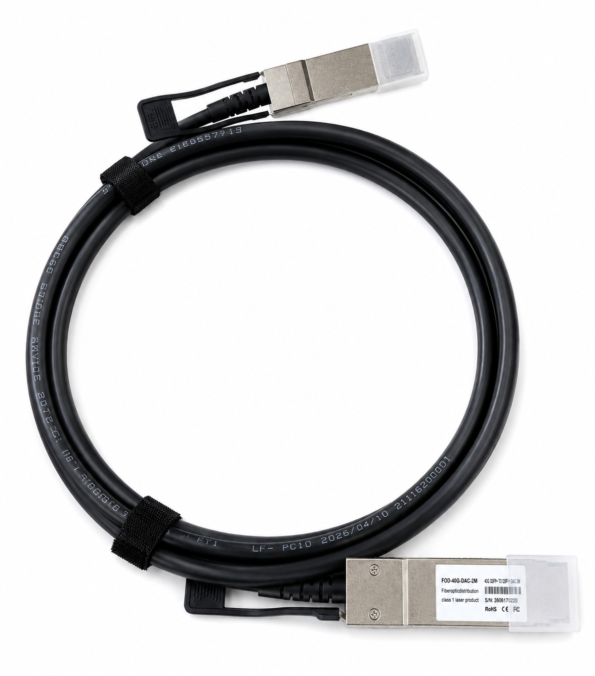 2m (7ft) Cisco Meraki MA-CBL-40G-2M Compatible 40G QSFP+ Passive DAC cable-9778