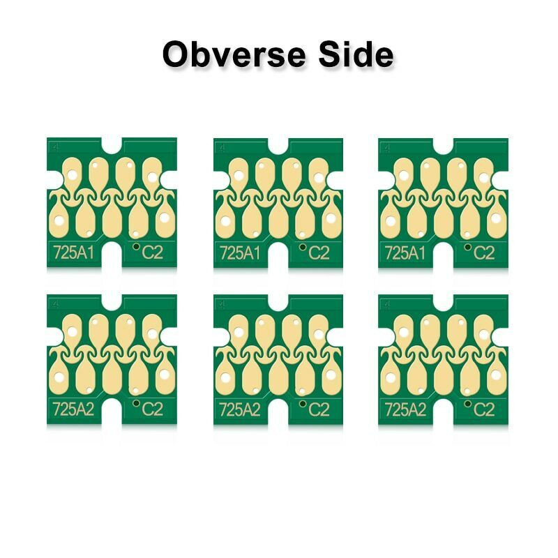 6pcs White Ink Cartridge Chip For Epson SureColor SC-F2000 SC-F2100 Printer