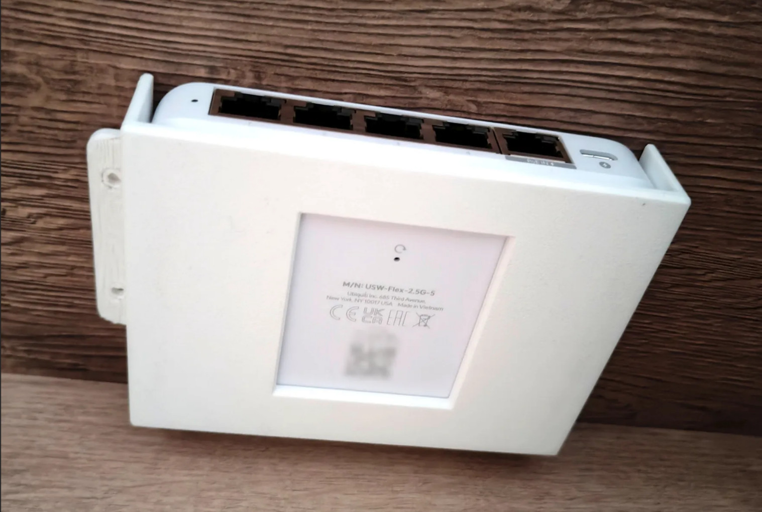 Under Desk or Wall Mount for Ubiquiti UniFi USW Flex Mini 2.5G Network Switch