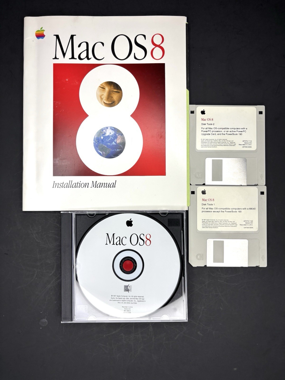 Apple Mac OS 8 CD-ROM Installation Disc 1997 Mint Condition Vintage