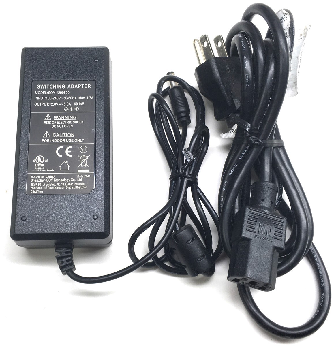 Original MSI Monitor AC Adapter Power Supply SOY-1200500 12V 5A 60W