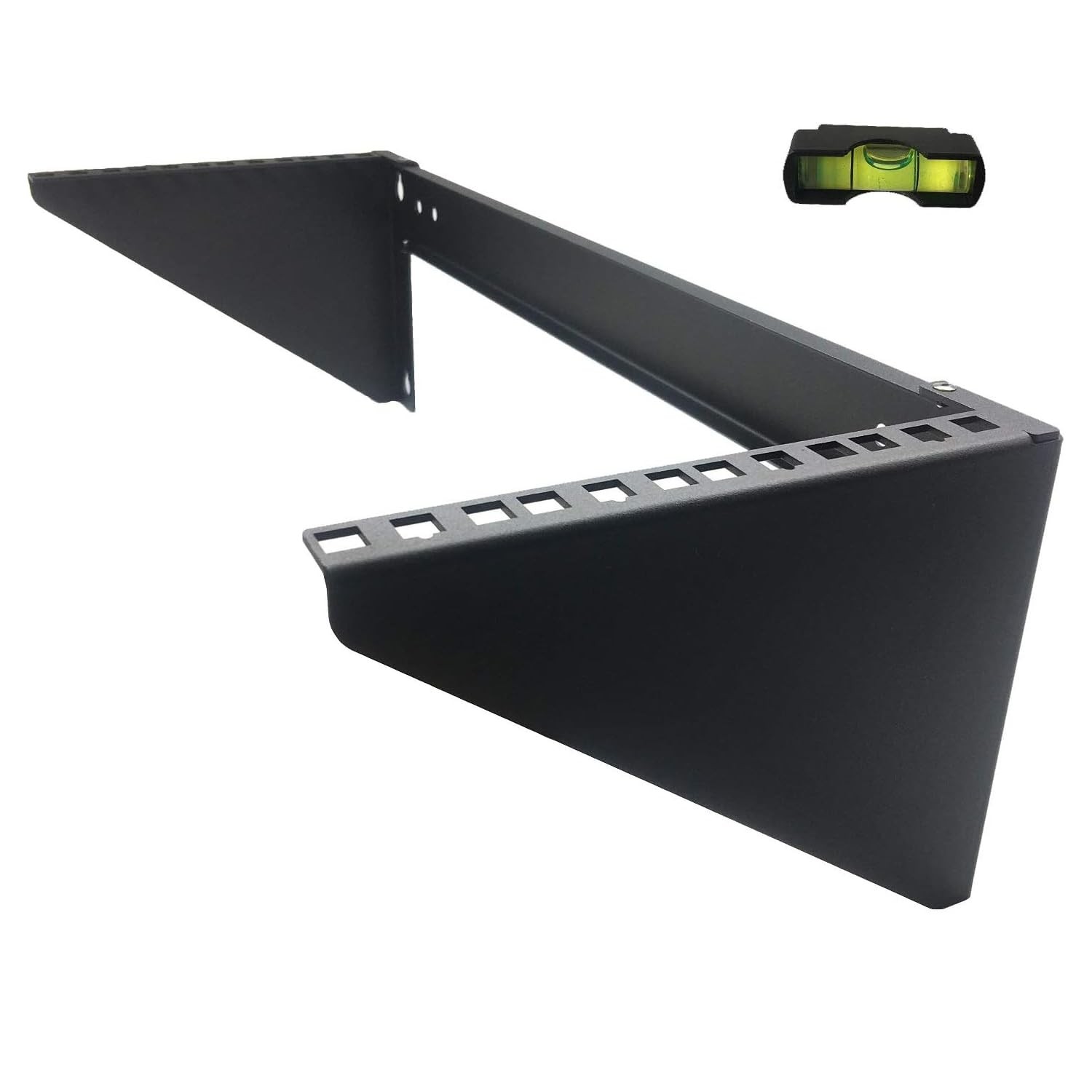 4U150 4U 19 Inch Vertical Wall Mount Server Rack Patch Panel Bracket 125 lbs