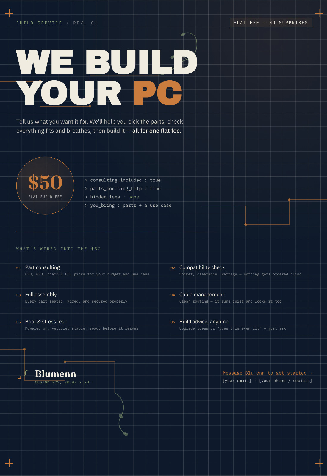 I will build a fully custom PC for you