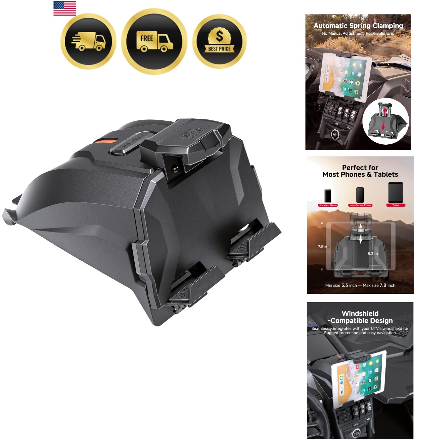 X3 Tablet Holder with Storage Compatible with Maverick X3 2017+ | Integrated ...