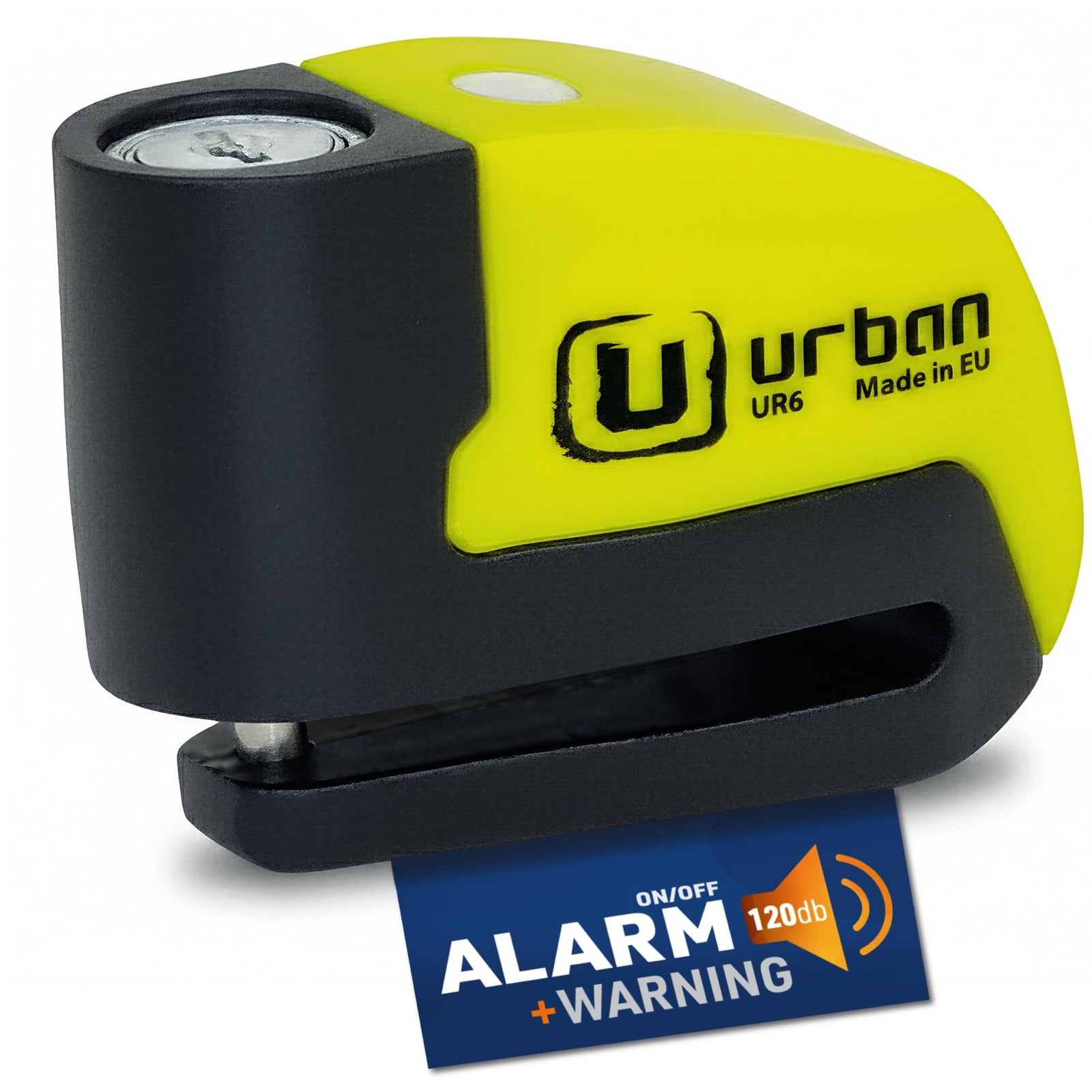 Urban Ur6 Hi-Tech Motorcycle Disc Lock Smart Led Warning A Sensitivity Truly