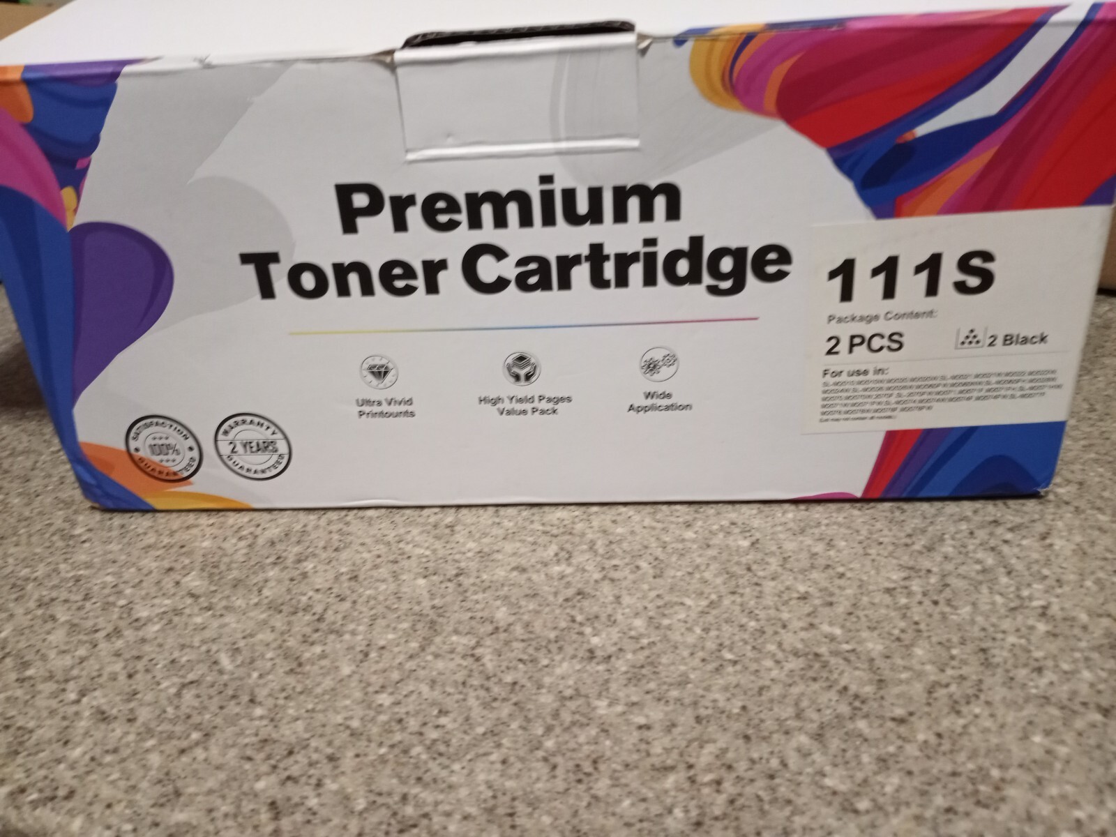 Premium Toner Cartridge 111S - BLACK - 2 pieces