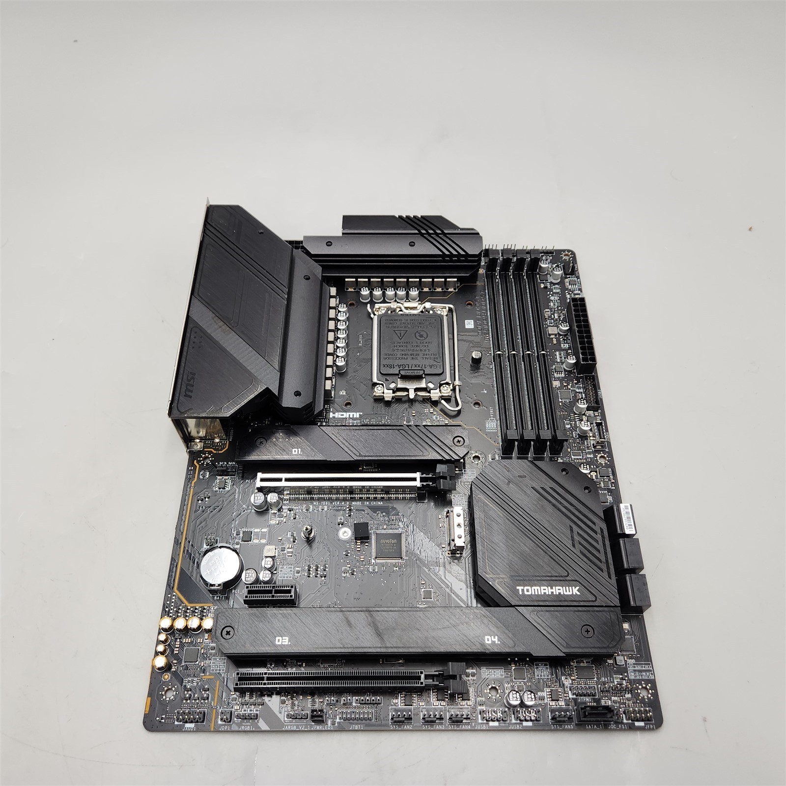 MSI MAG Z790 Tomahawk WiFi Gaming Motherboard LGA 1700, DDR5, USB 3.2 Gen2, ATX