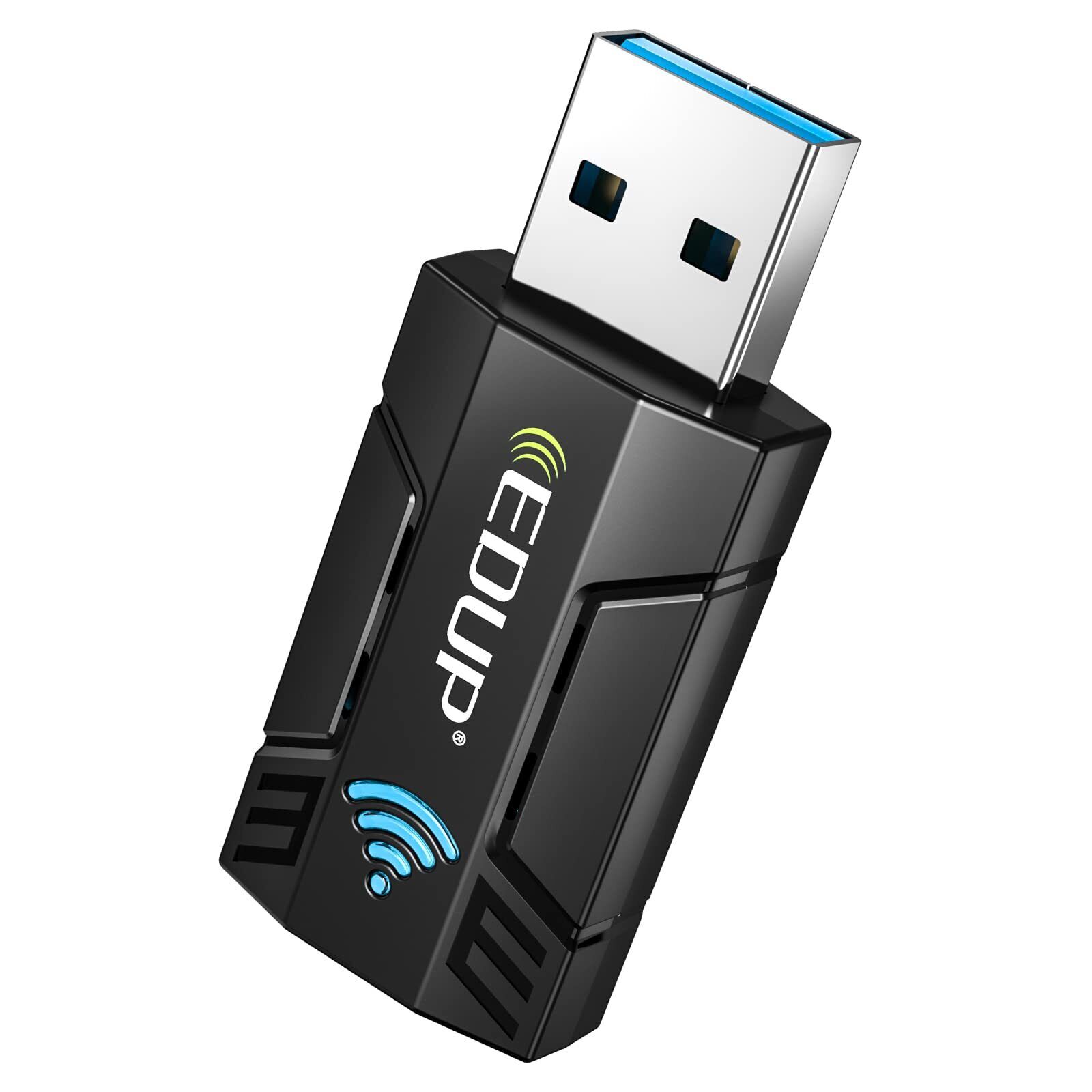 USB 3.0 Wireless WiFi Adapter AC1300Mbps for PC, USB Wi-Fi Dongle AC Mini Net...