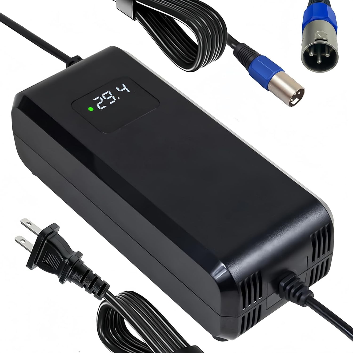 24V(Max 29.4V) 5A Lithium Battery Charger for 24V Lithium Packs