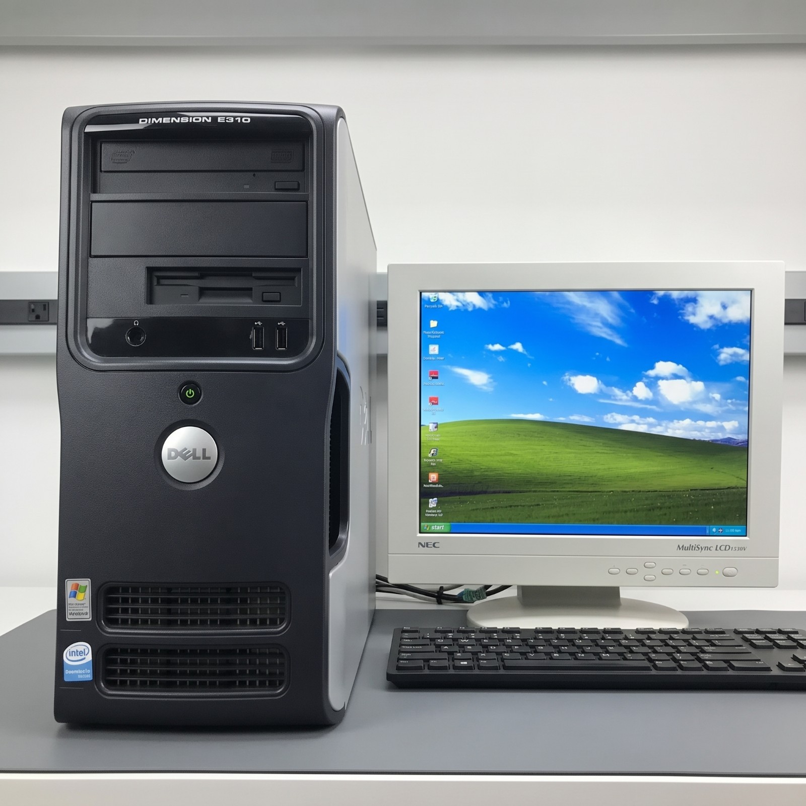 Dell Dimension E310 PC Retro Gaming Pentium 4 2.80GHz 512MB RAM (Windows XP Pro)