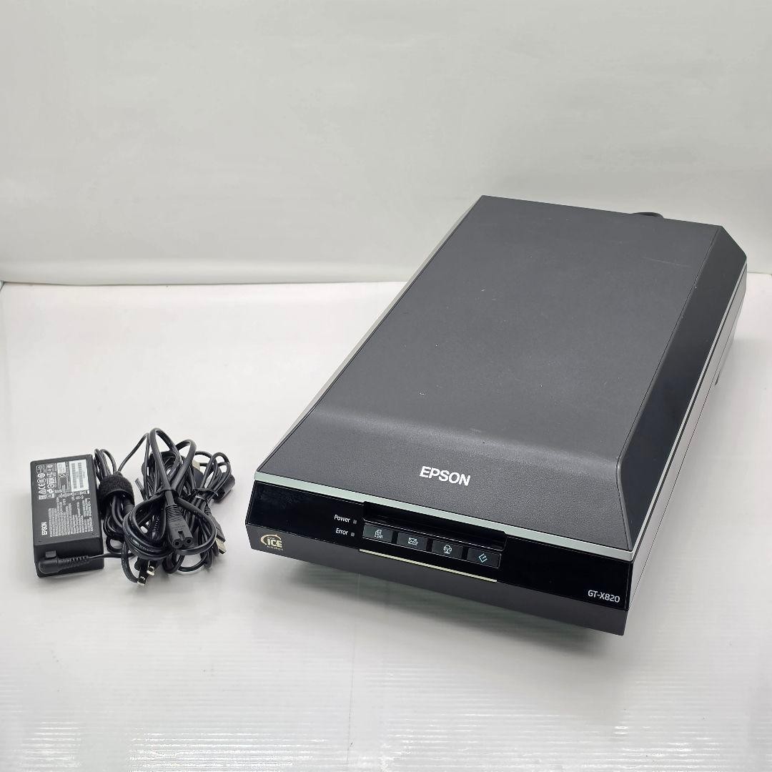 Epson GT-X820 Flatbed Photo Scanner High Resolution USB Tested Working Used