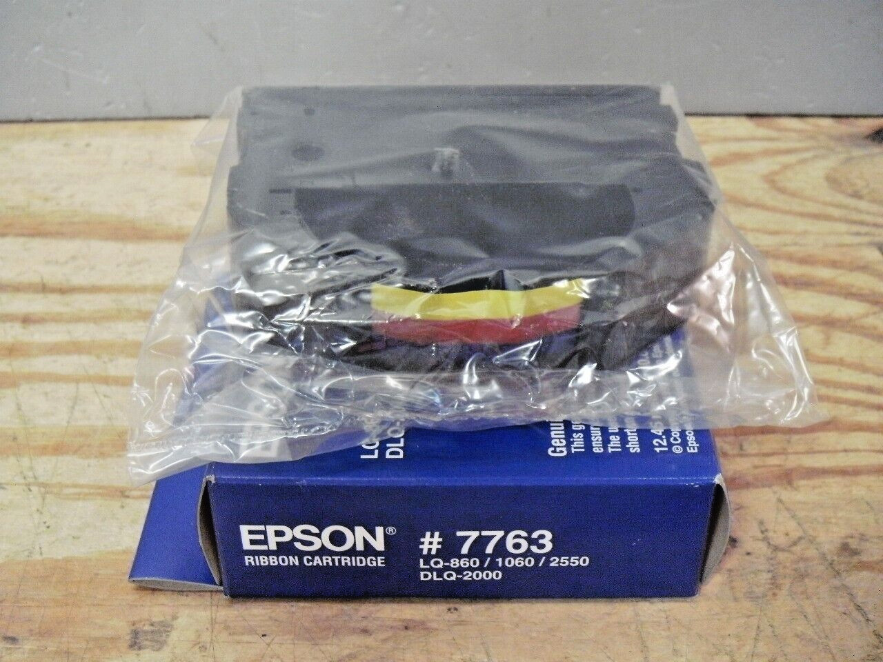 Epson 7763 Original Factory Sealed Printer Ink 4-Color Ribbon Cartridges