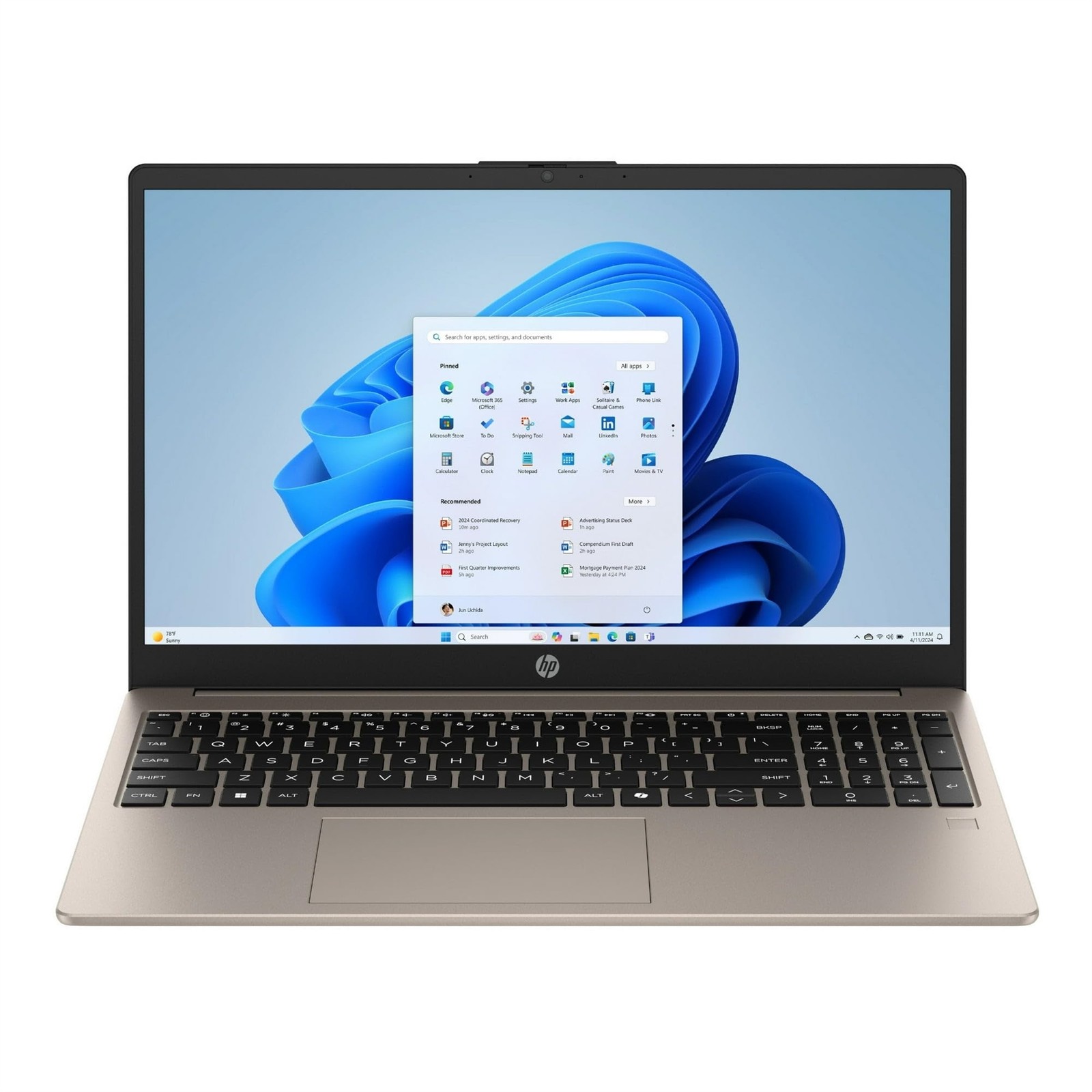 HP 15-FD0000 15.6" 8GB 512GB, Natural Silver