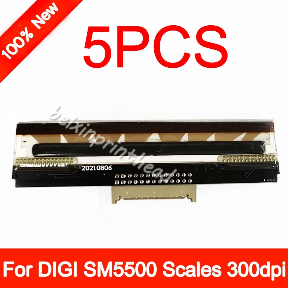 5pcs New Thermal Printhead For DIGI SM5500 Scales Thermal Print Head 300DPI