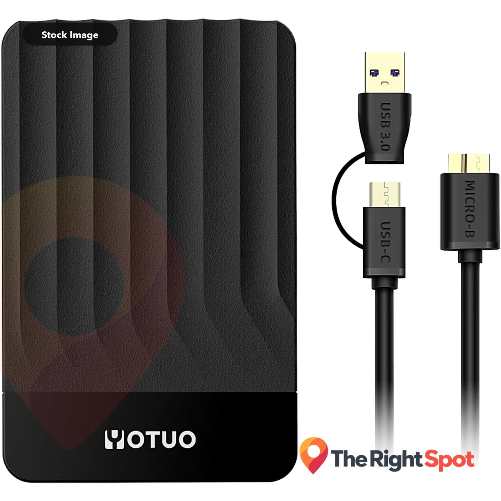 YOTUO External Hard Drive 750GB USB 3.0 USB-C Portable HDD PlayStation Xbox PC
