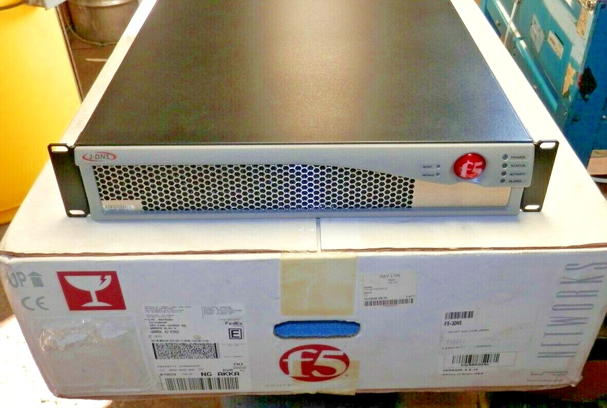 🔥 NEW F5 NETWORKS 3DNS LOAD BALANCER 200-0055-02 REV P W/FRONT MOUNT BRACKETS