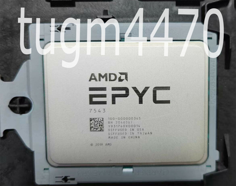 AMD EPYC 7543 Milan CPU processor 2.8GHz 32 core 64 thread L3 cache 225W Zen 3